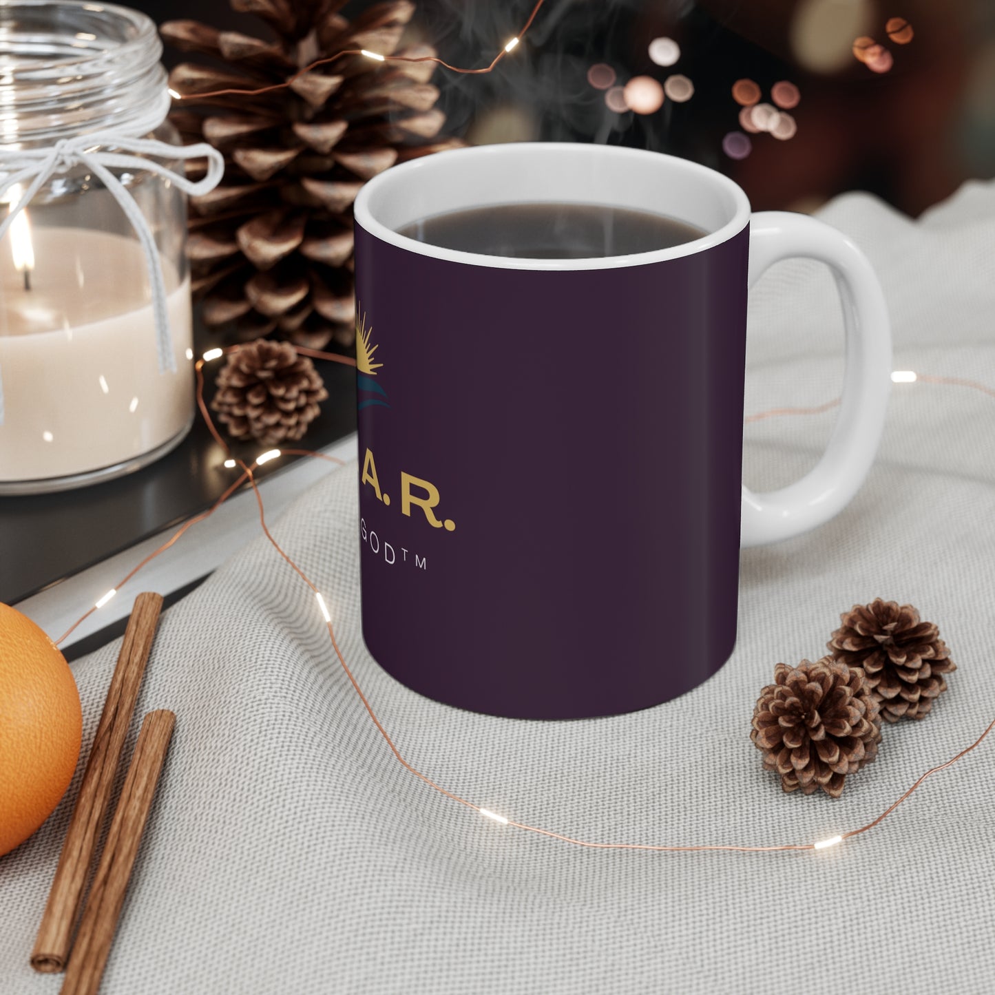 Christian Morning Devotional Mug – S.O.A.R. with God™