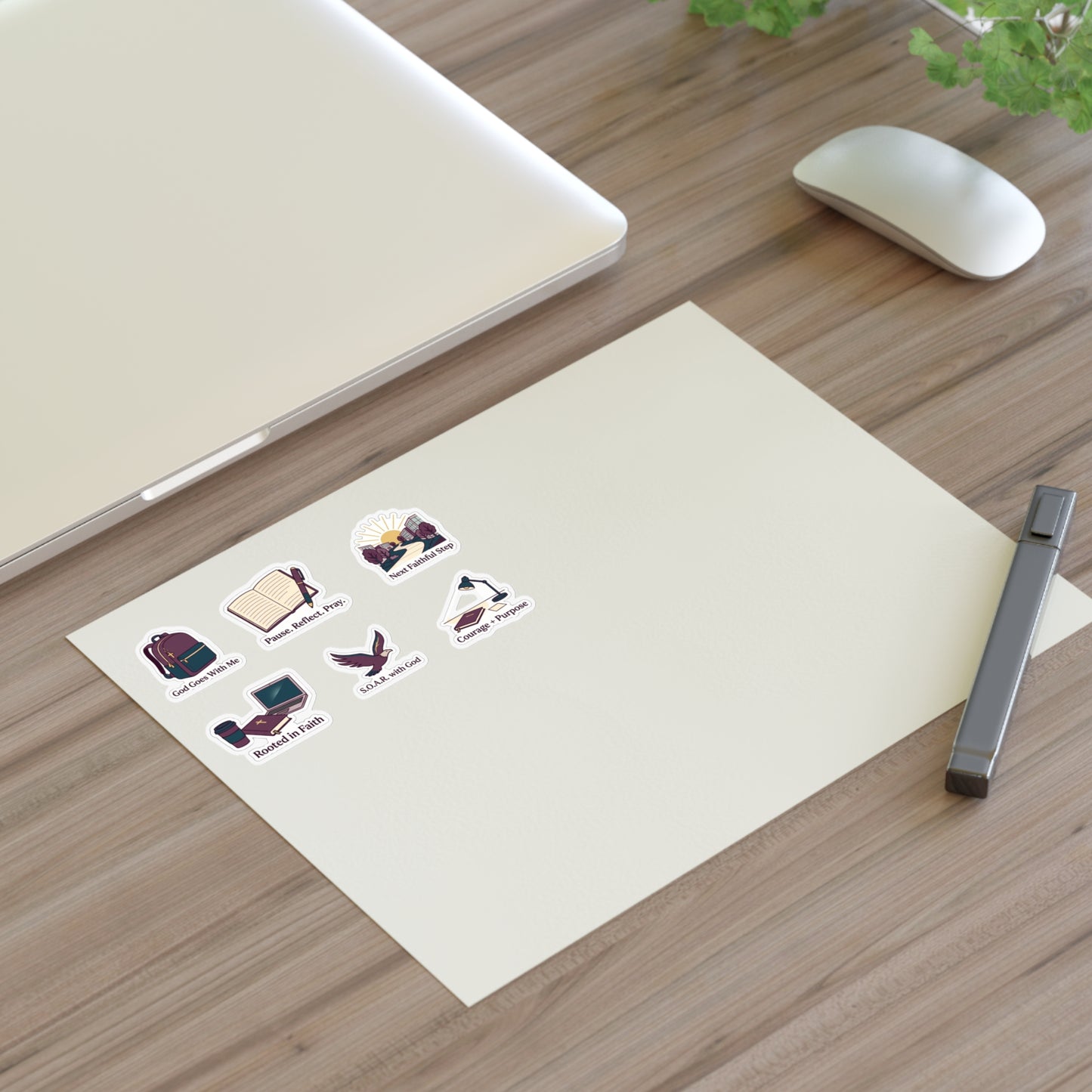 S.O.A.R. with God College Sticker Sheet